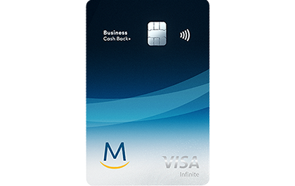 Carte Meridian Visa Infinite Business<sup>MC</sup> Cash Back Plus