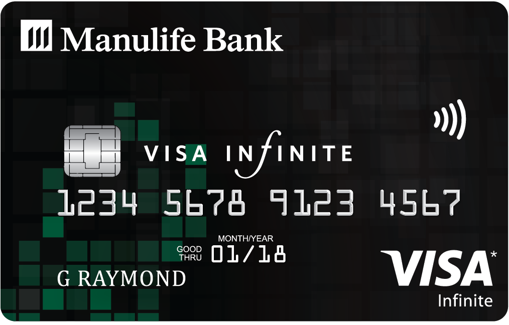 ManulifeMONEY+<sup>TM</sup> Visa Infinite* Card
